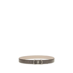 Ferragamo Brown Calf Leather Bos Taurus Regular Belt