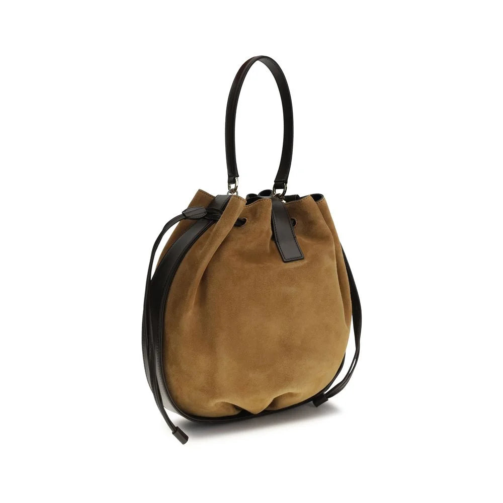 Sac bandoulière en cuir de veau marron Ferragamo Bos Taurus