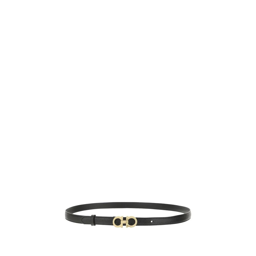 Ferragamo Καφέ Δερμάτινη Ζώνη Bos Taurus - Ζώνες