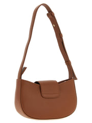 Ferragamo Brown Calfskin Shoulder Bag