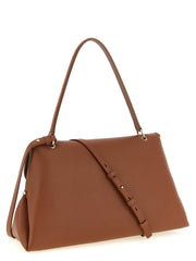 Ferragamo Brown Calfskin Shoulder Bag