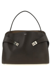Ferragamo Brown Calfskin Shoulder Bag