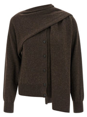 Ferragamo Brown Cashmere Cardigan - M