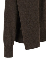 Ferragamo Brown Cashmere Cardigan - M