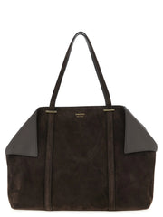 Ferragamo Brown Goatskin Shoulder Bag
