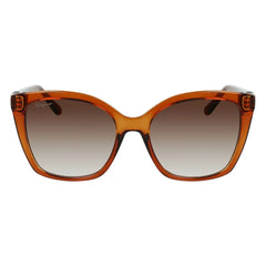 Ferragamo Brown Injected Sunglasses