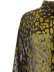 Ferragamo Brown Silk Blouse