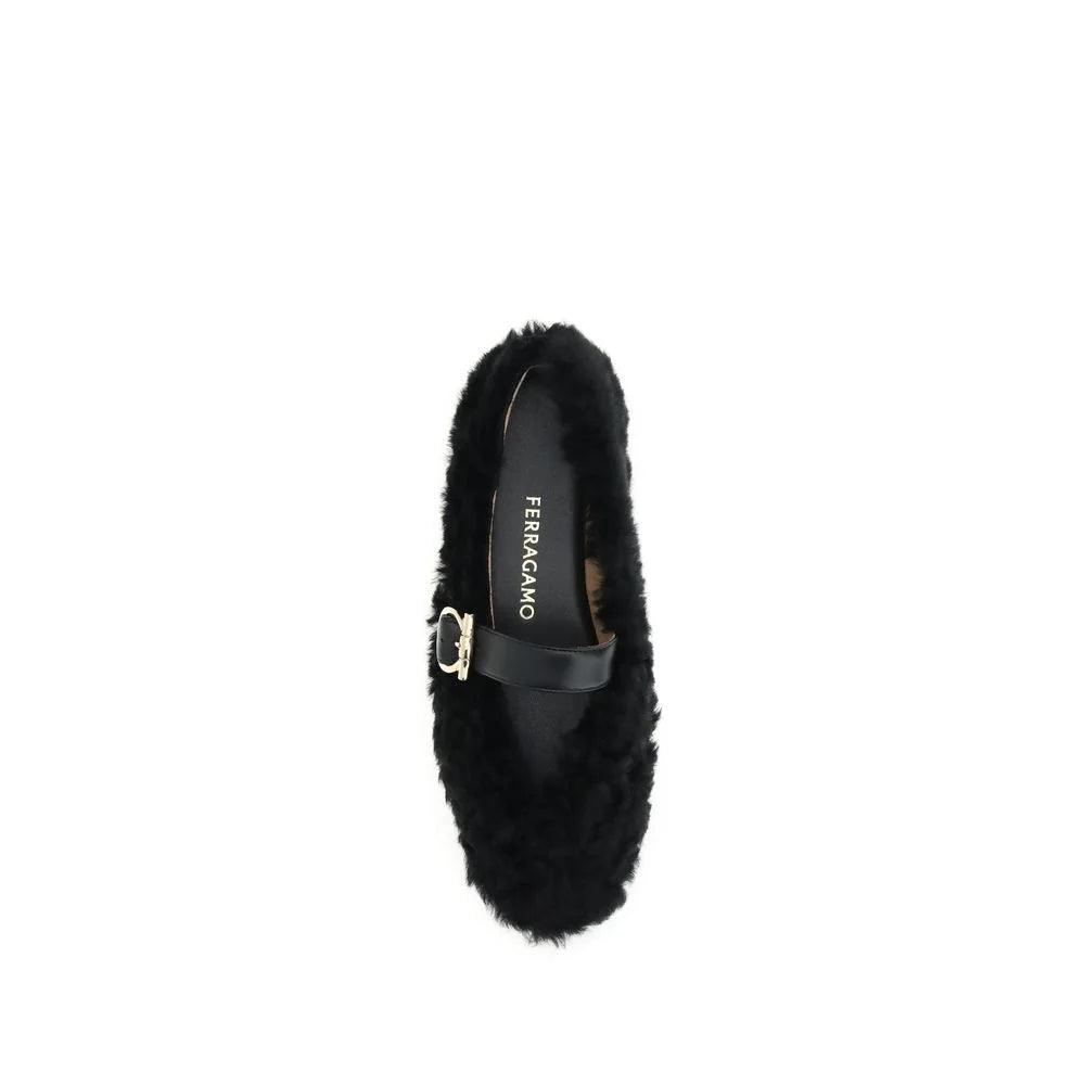Ferragamo Gancini-embellished Ballerinas - EU37/US7