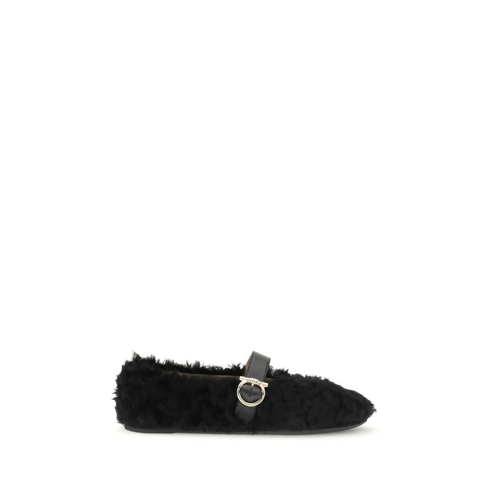 Ferragamo Gancini-embellished Ballerinas - EU37/US7