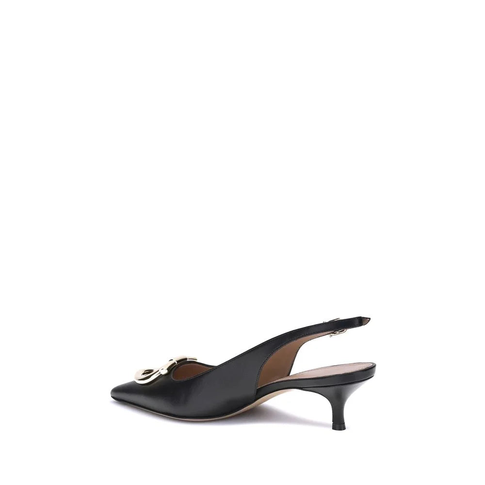 Ferragamo Gancini Slingback Pumps - Heels
