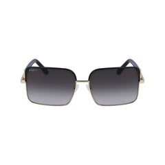 Ferragamo Gold Metal Sunglasses