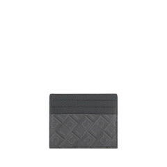 Ferragamo Gray Calf Leather Bos Taurus Wallet