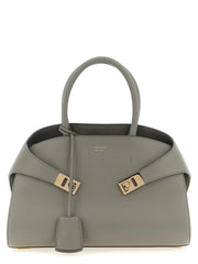 Ferragamo Gray Calfskin Handbag