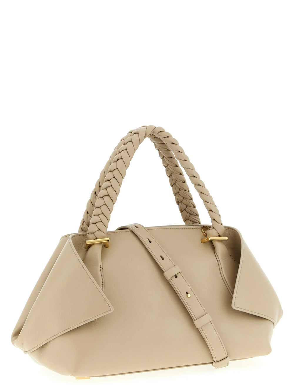 Ferragamo Gray Calfskin Handbag
