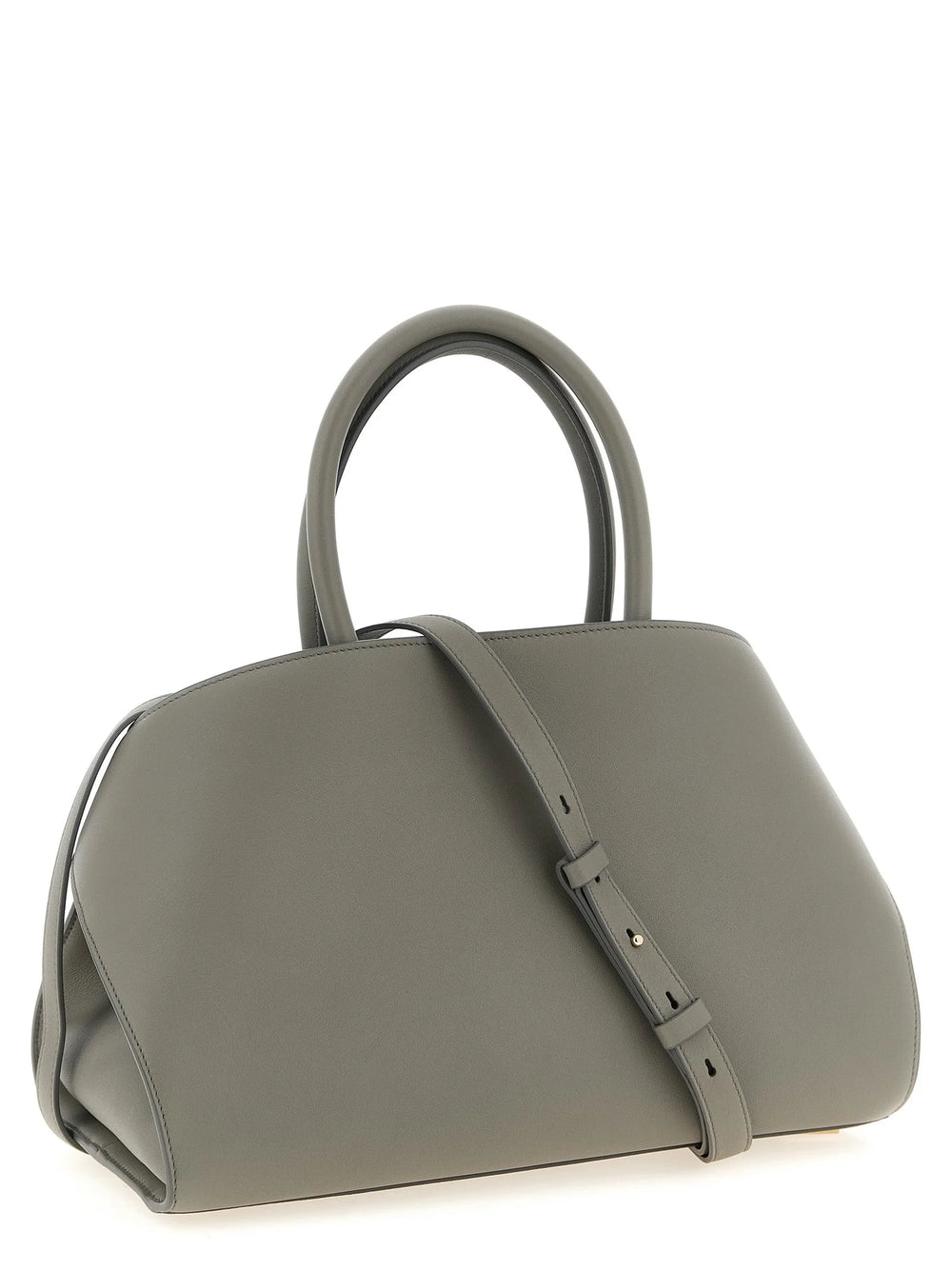 Ferragamo Gray Calfskin Handbag