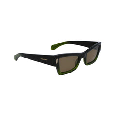 Ferragamo Green Acetate Sunglasses