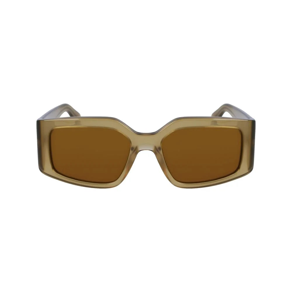 Ferragamo Green Acetate Sunglasses
