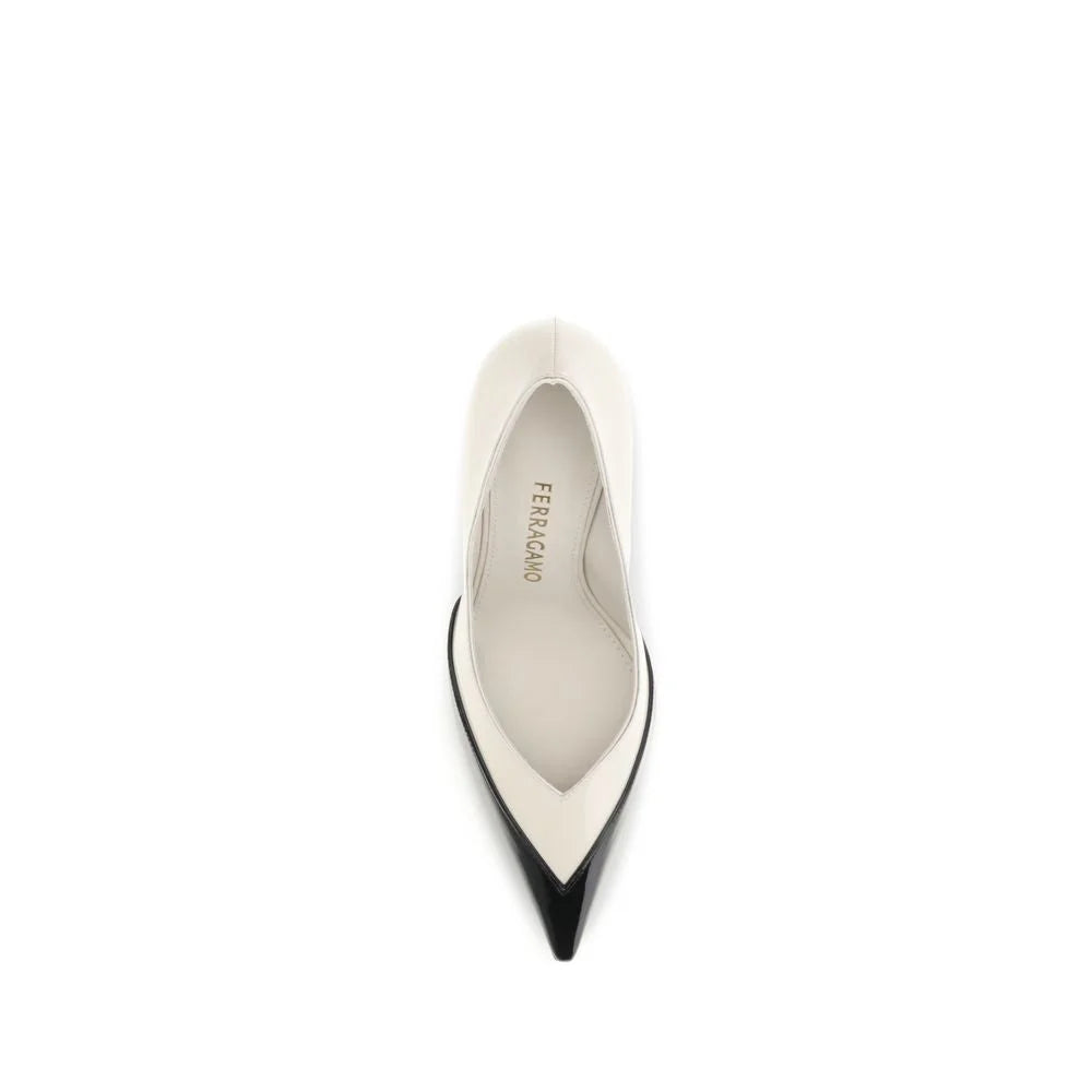 Ferragamo Multicolor Calf Leather Bos Taurus High Heel Pumps