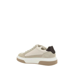 Ferragamo Multicolor Calf Leather Bos Taurus Platform Sneakers