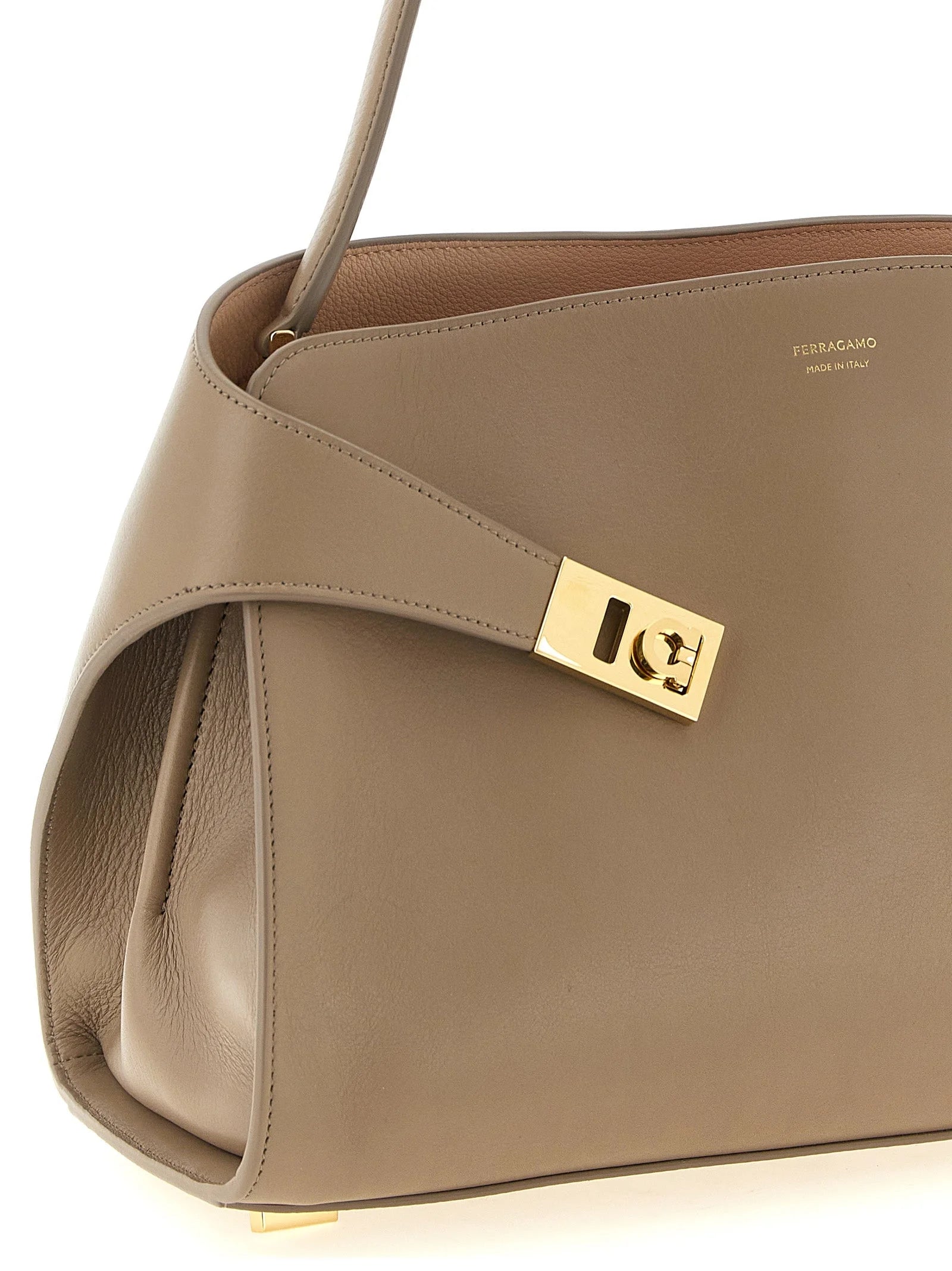 Ferragamo Multicolor Calfskin Shoulder Bag
