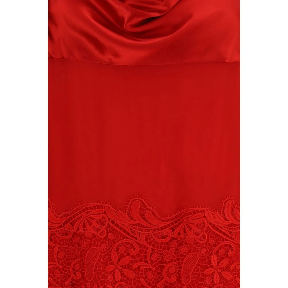 Ferragamo Multicolor Silk Cocktail Dress