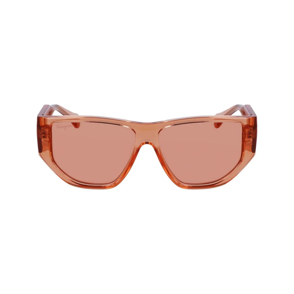 Ferragamo Orange Injected Sunglasses