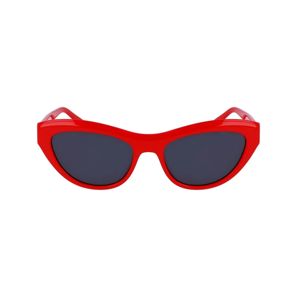 Ferragamo Red Acetate Sunglasses