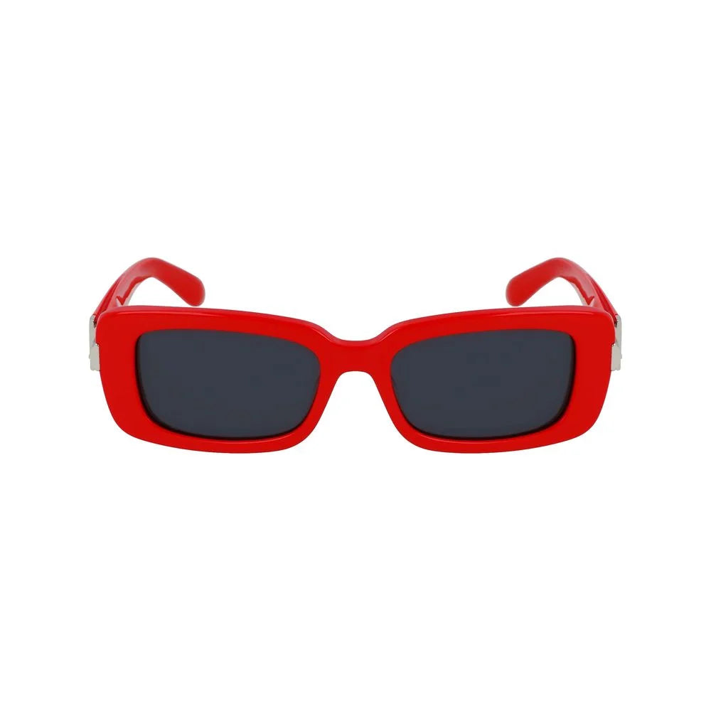Ferragamo Red Acetate Sunglasses