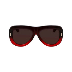 Ferragamo Red Acetate Sunglasses
