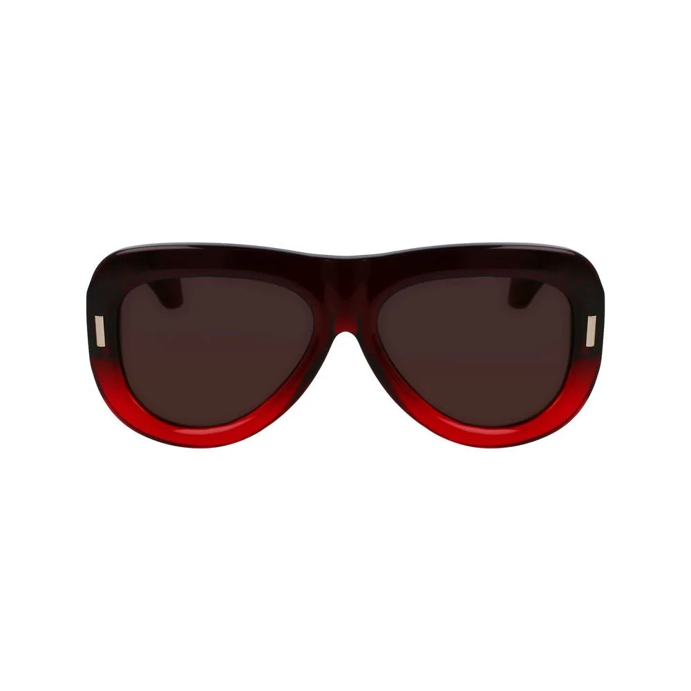 Ferragamo Red Acetate Sunglasses