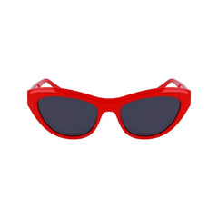 Ferragamo Red Acetate Sunglasses