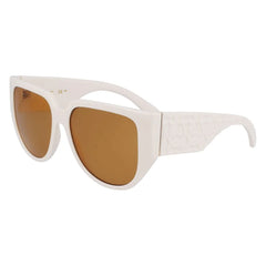 Ferragamo White Bio Injected Sunglasses - Sunglasses