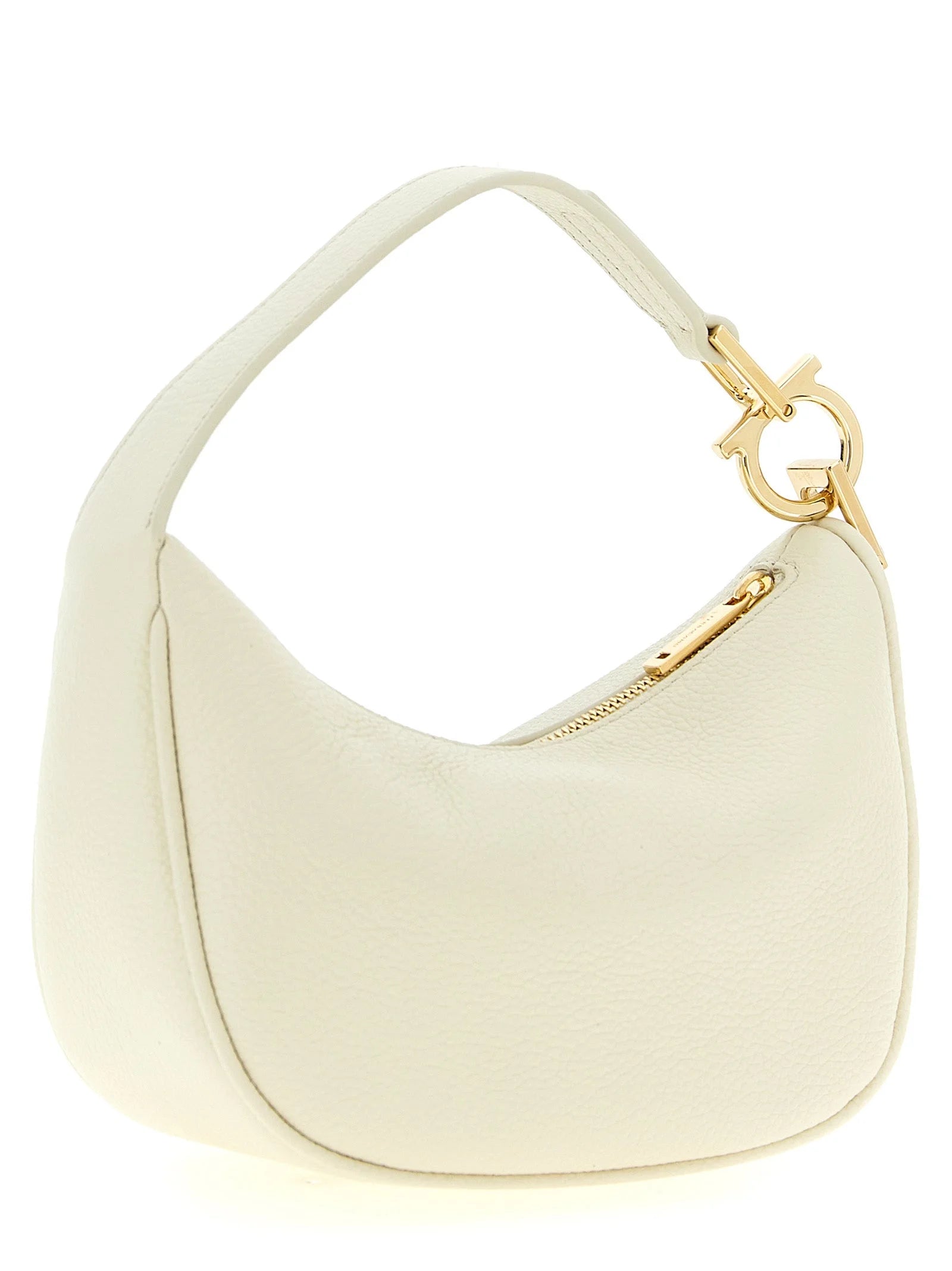 Ferragamo White Calfskin Handbag