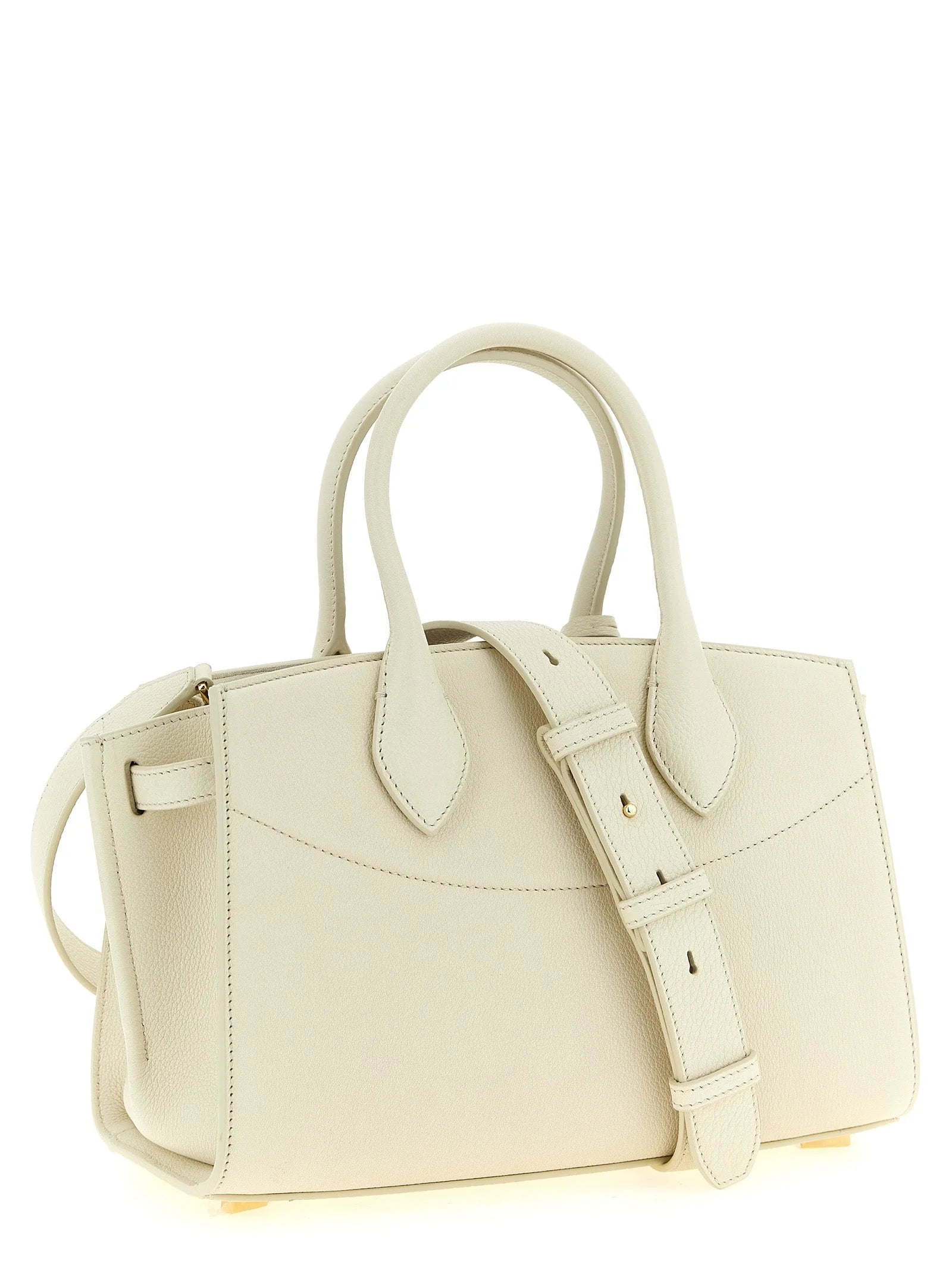 Ferragamo White Calfskin Handbag