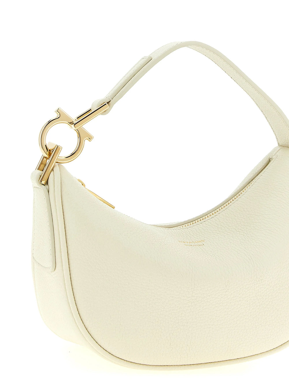 Ferragamo White Calfskin Handbag