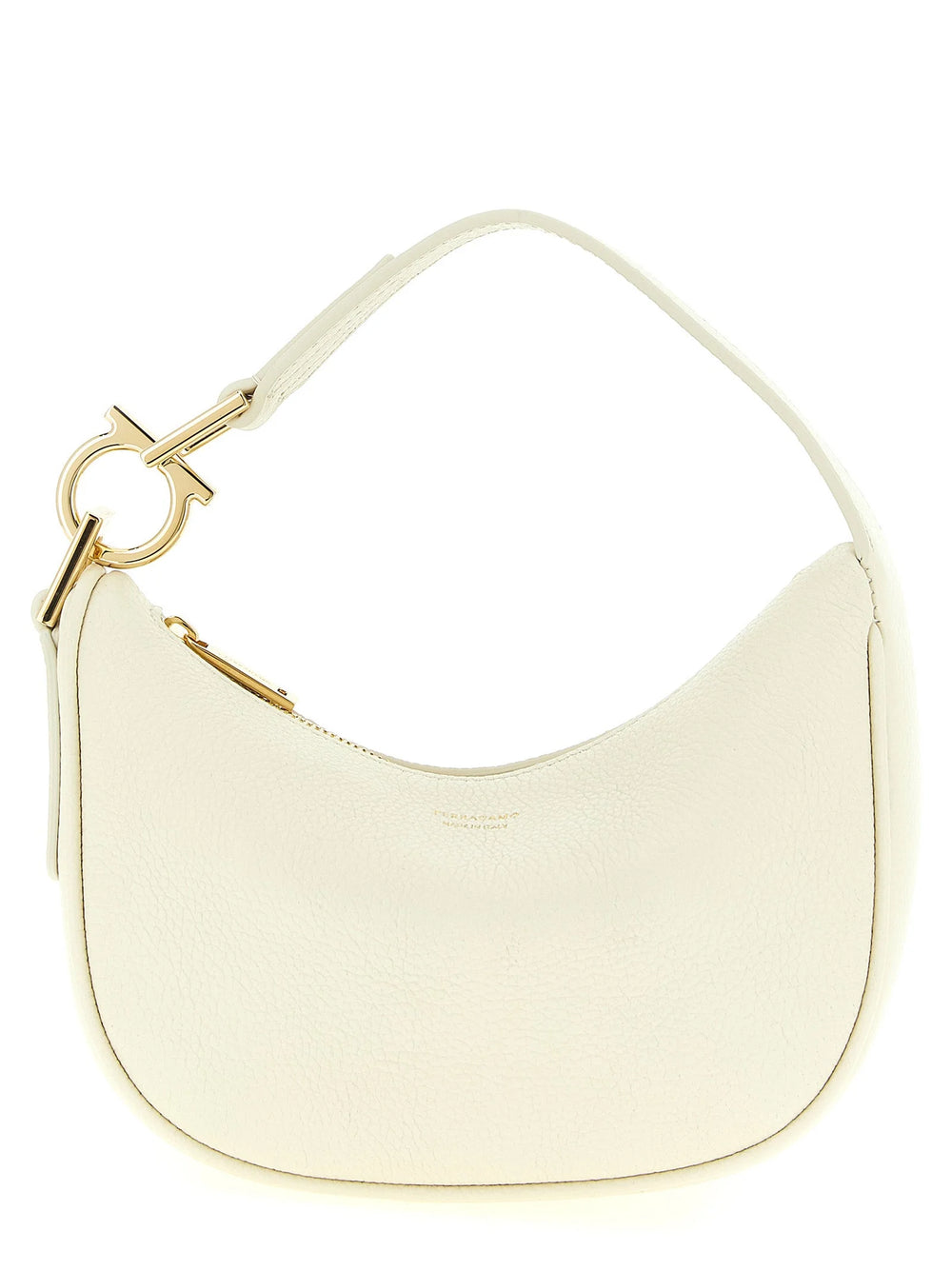 Ferragamo White Calfskin Handbag
