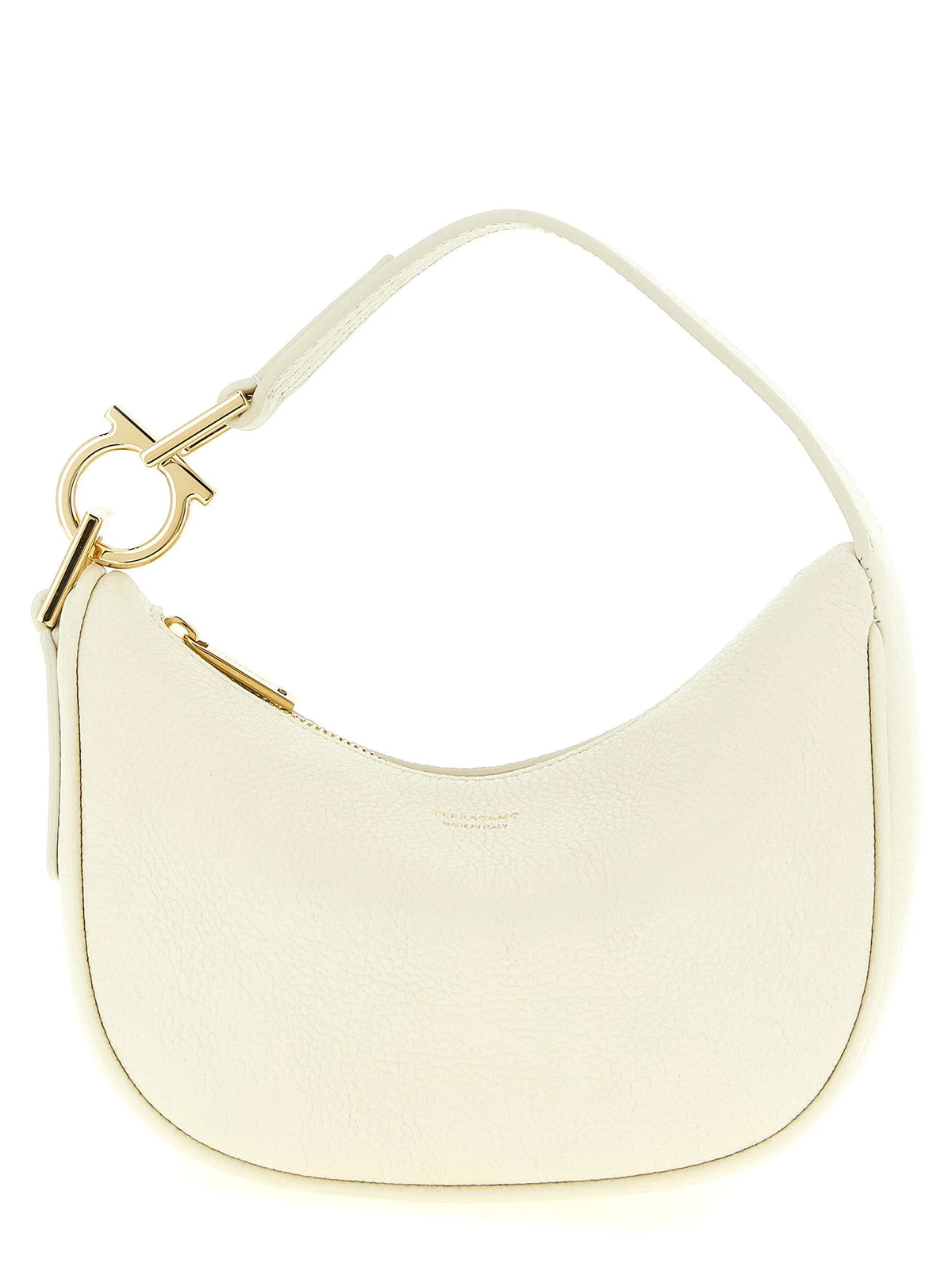 Ferragamo White Calfskin Handbag