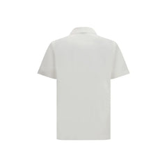 Ferragamo White Cotton Polo Shirt