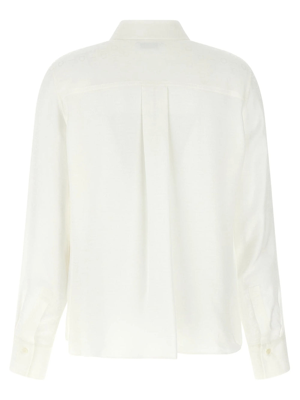 Ferragamo White Silk Blouse - IT40