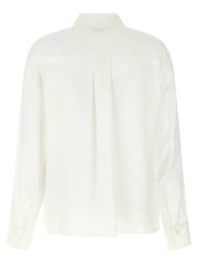 Ferragamo White Silk Blouse - IT40