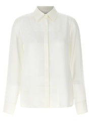 Ferragamo White Silk Blouse - IT40