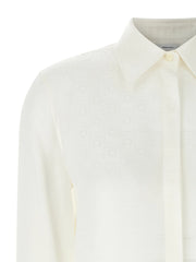 Ferragamo White Silk Blouse - IT40