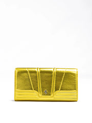 Ferrari Metal Yellow GT patent leather purse - Wallets