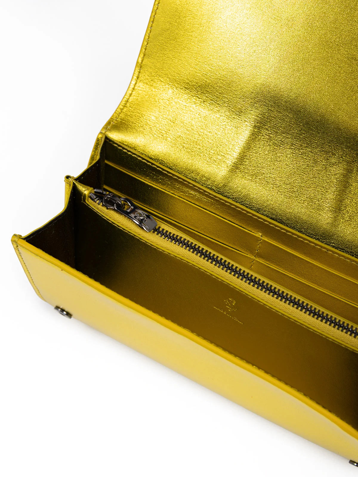 Ferrari Metal Yellow GT patent leather purse - Wallets