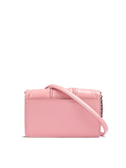 Ferrari Pink GT patent leather bag with chain - Cross Body Bags