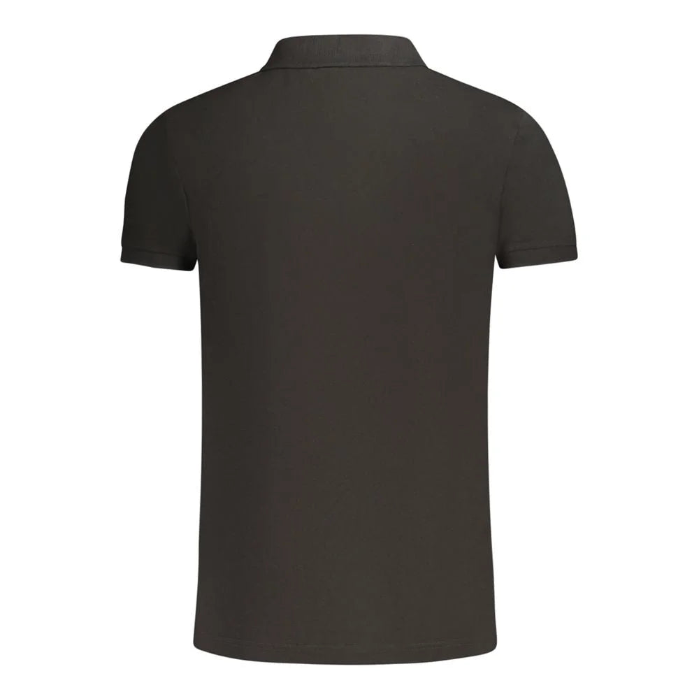 Fila Black Cotton Men Polo Shirt - Polos