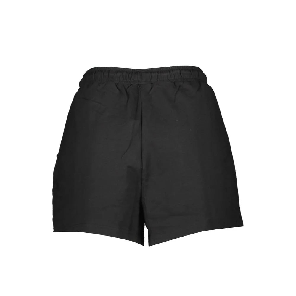 Fila Black Cotton Pant - Jogger Shorts