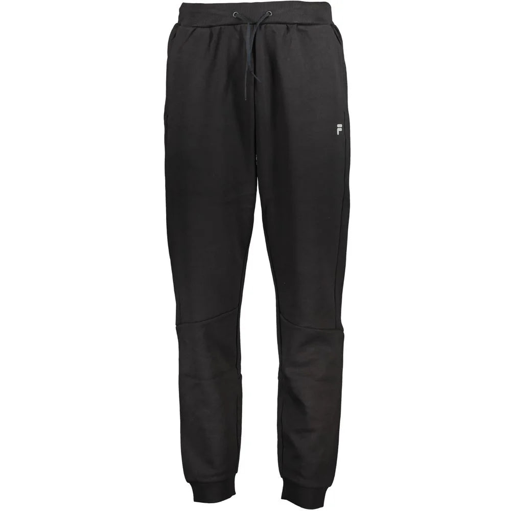 Fila Black Cotton Pant - Joggers