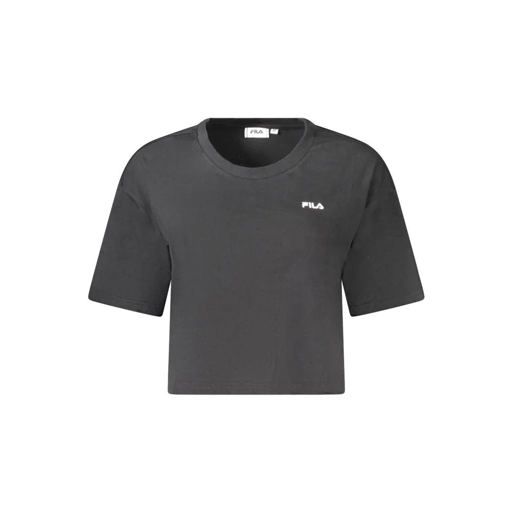 Fila Black Cotton Women’s T-Shirt - XS