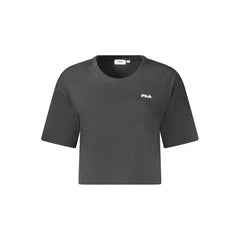 Fila Black Cotton Women’s T-Shirt - XS